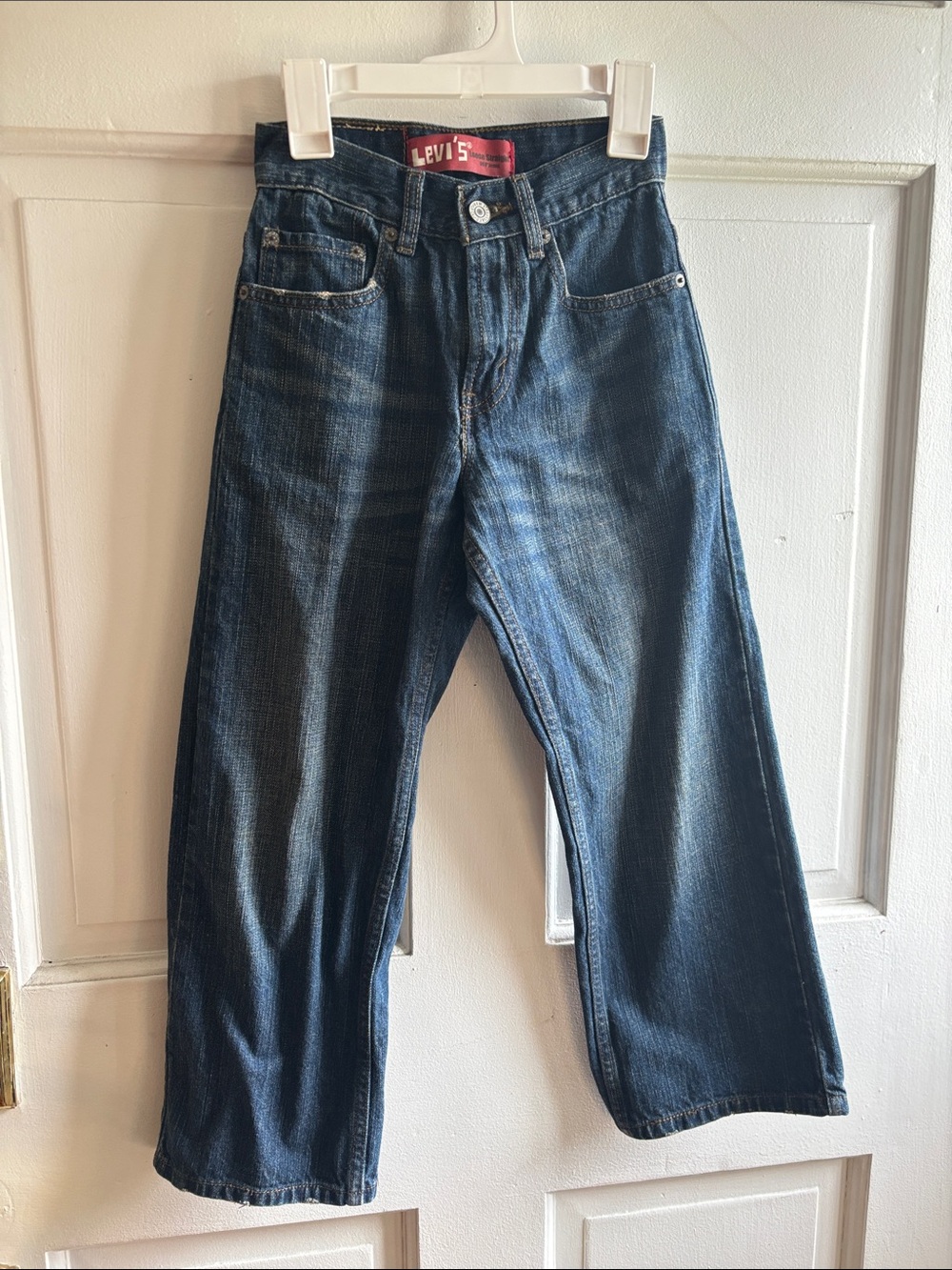 LEVI’S Boys 569 Jeans, 8 SLIM